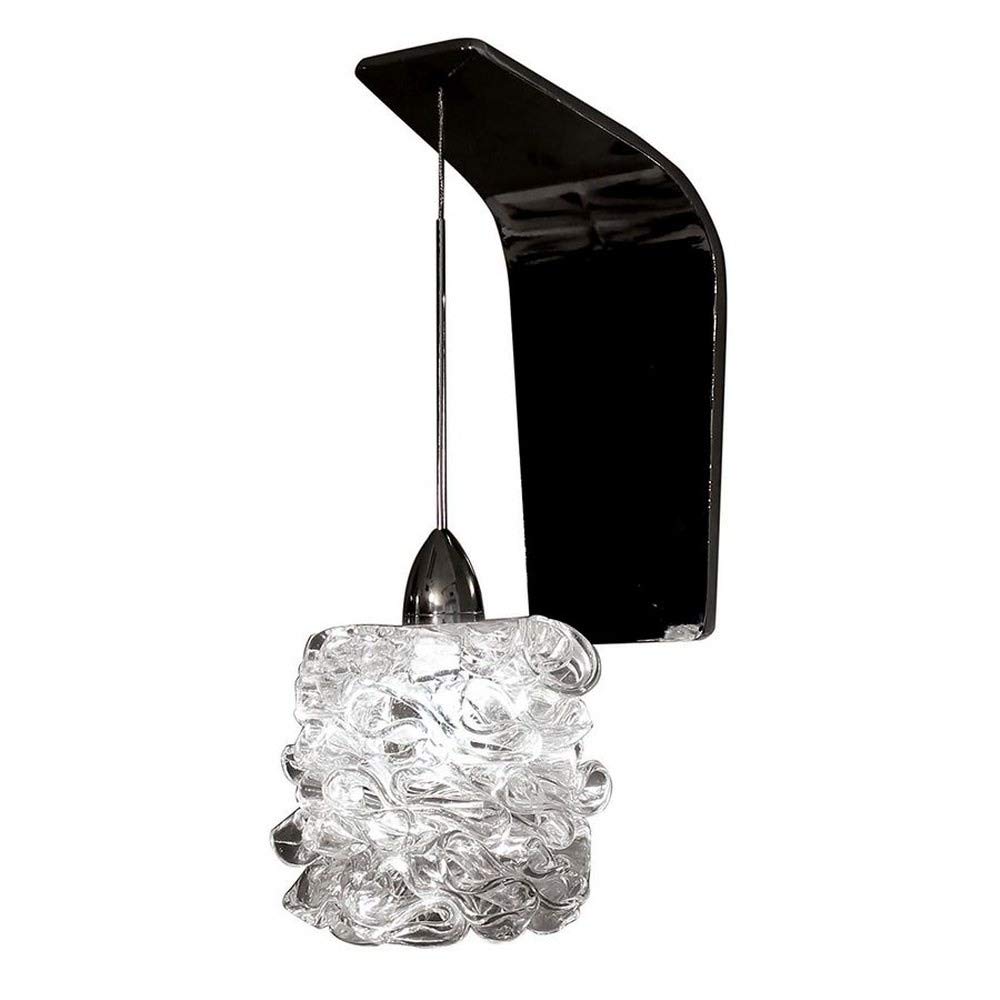 WAC Lighting WS72LED-G544CL/CH Modern LED Pendant Light & Wall Sconce Set - Clear Glass Shade with Chrome Finish - Energy Efficient Home Lighting for Kitchen, Dining Room & Bedroom Decor