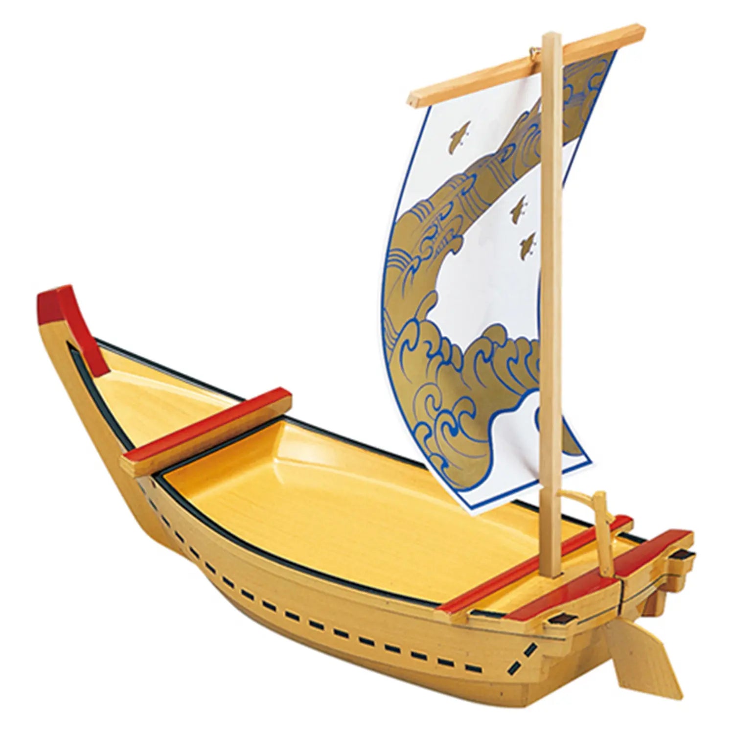 Premium ABS Resin Sushi Serving Boat - Authentic Fukui Japanese Craftsmanship for Sushi Presentation, Parties & Restaurant Displays