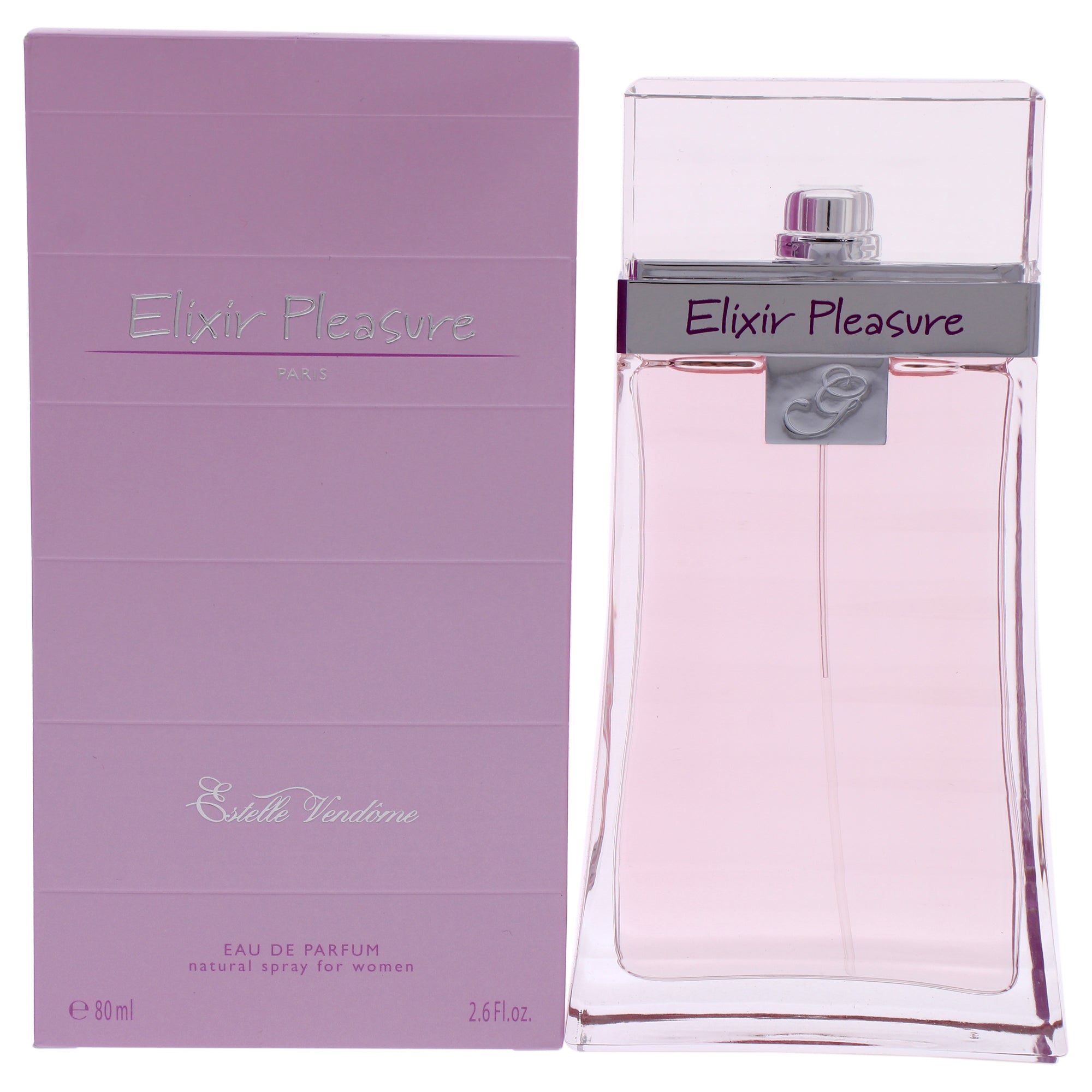 Estelle Vendome Elixir Pleasure 80ML Eau De Parfum Spray for Women - Romantic Date Night & Evening Out Fragrance