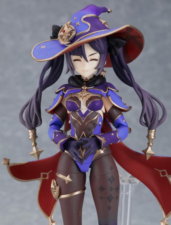 Figma #548 Mona Megistus (Mirror Reflection of Doom Ver.) Genshin Impact Collectible Action Figure - Perfect for Anime Fans, Gaming Display & Cosplay Inspiration