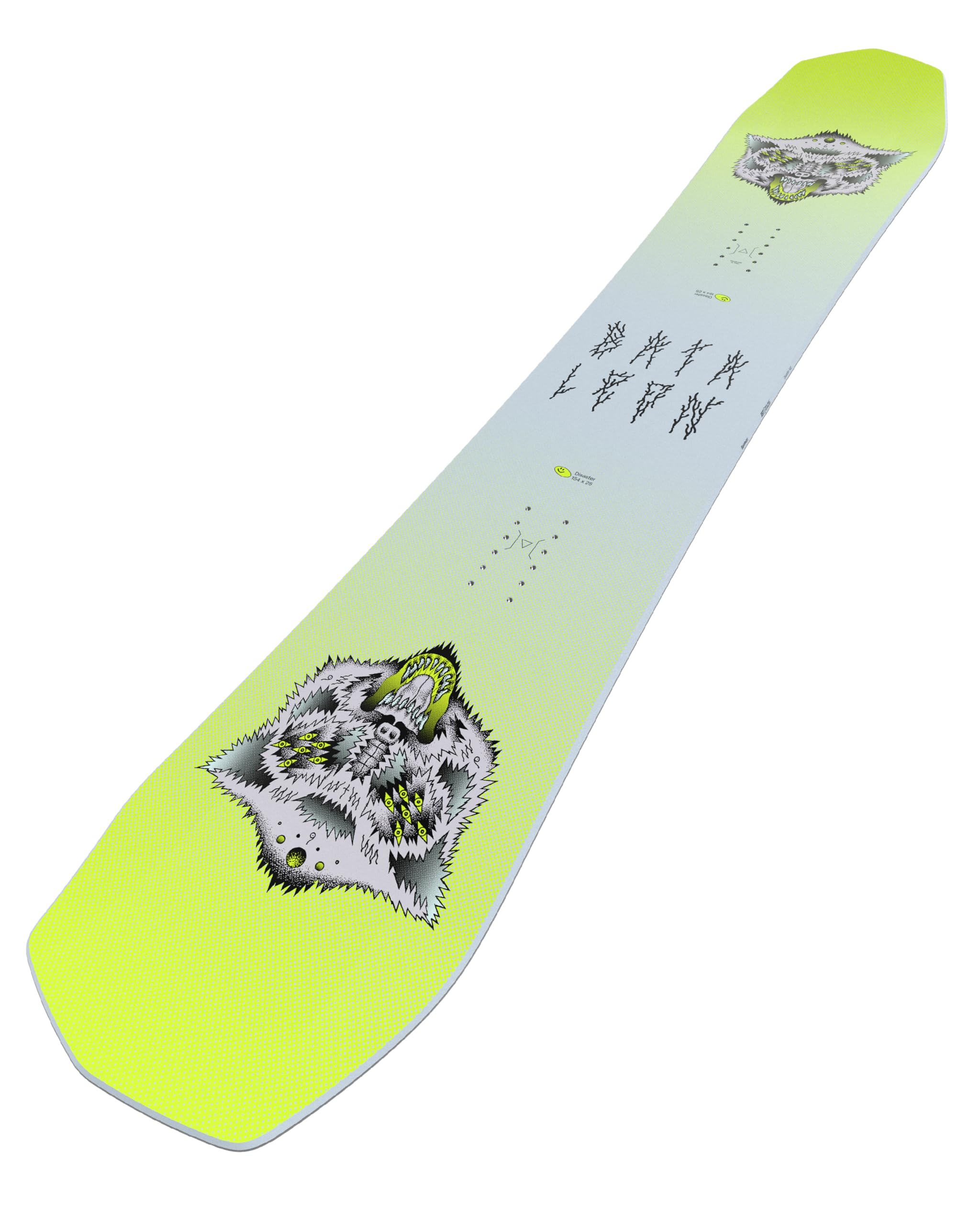 Bataleon Men's Disaster Snowboard - Freestyle All-Mountain Snowboard for Powder & Park Riding | Perfect for Backcountry & Resort Use
