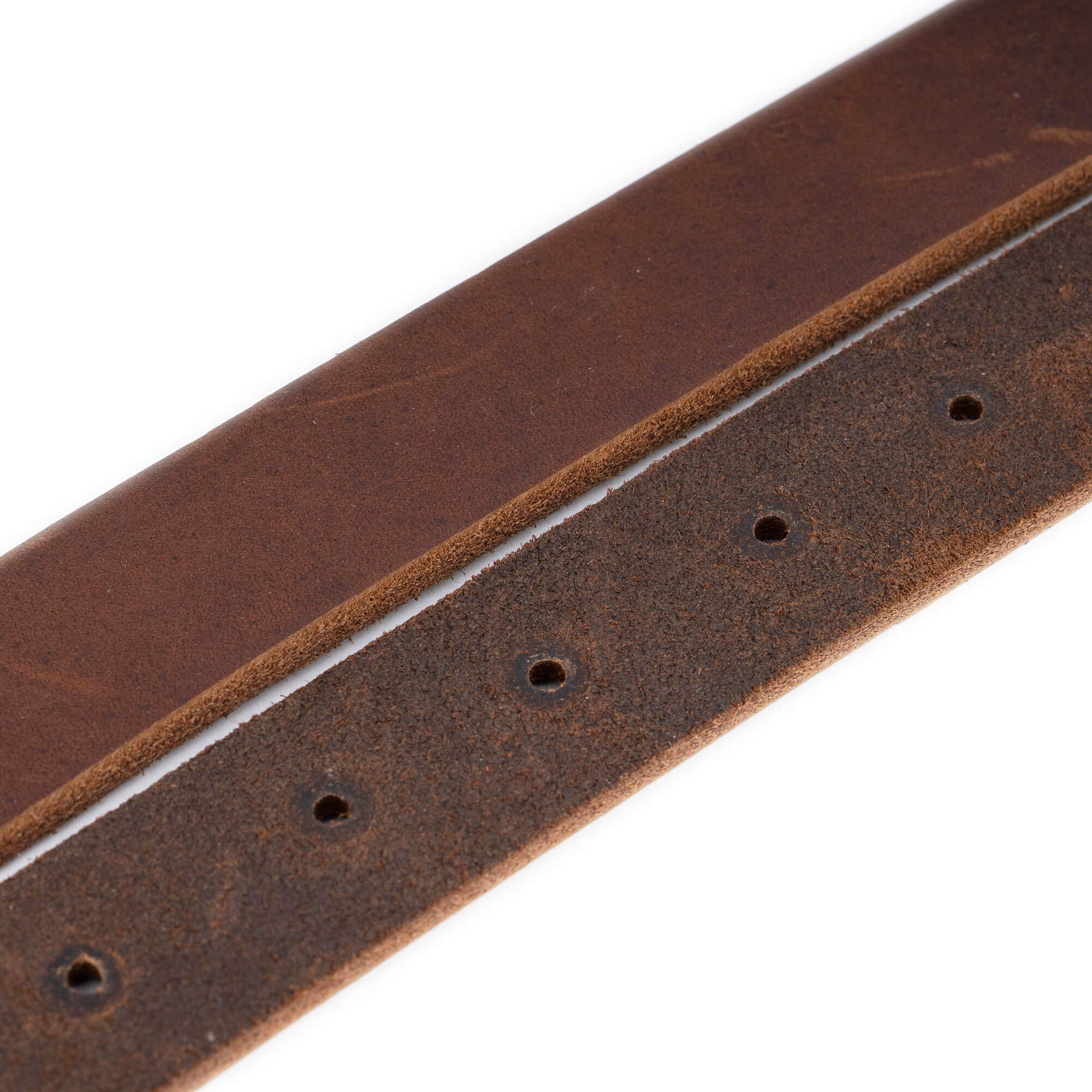 2.5 cm Brown Soft Leather Belt Strap Replacement for Versace Buckles - Perfect for Fashion Accessories, Belt Repair & DIY Projects