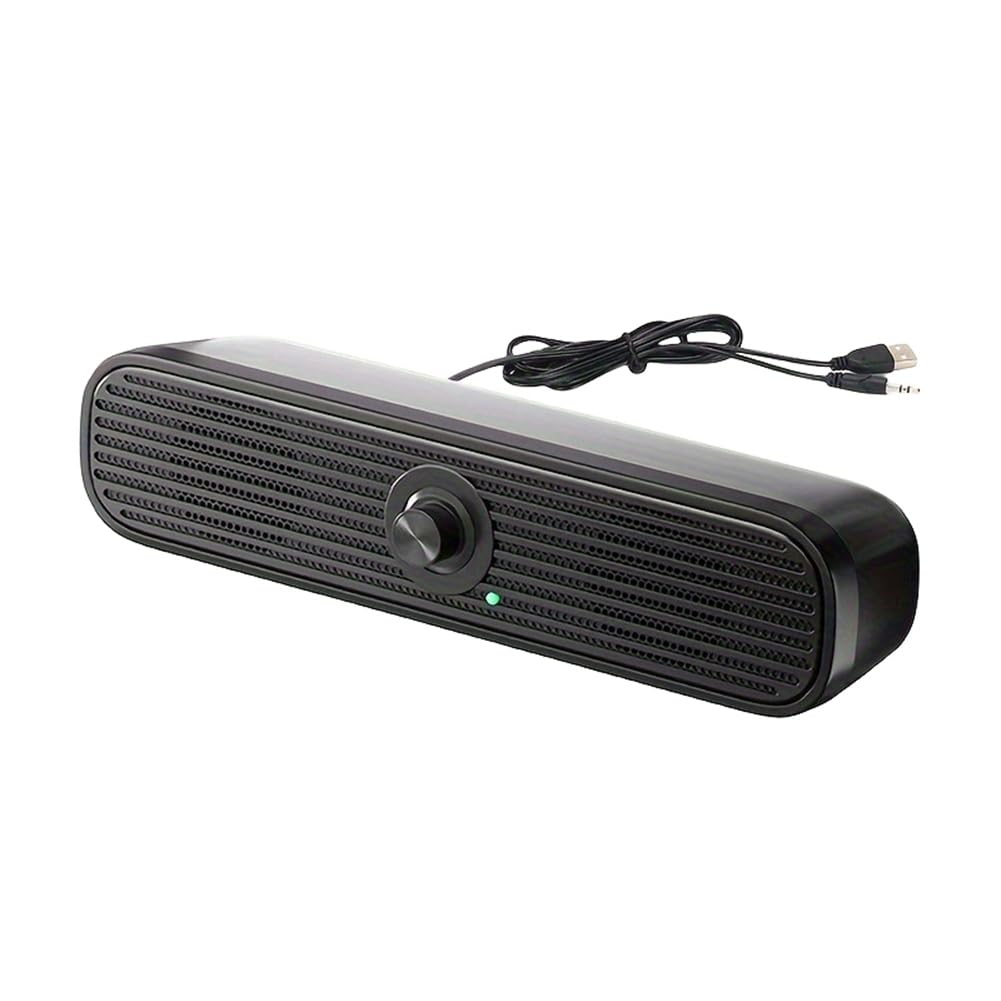 Mwwvzefl Computer Speakers with Subwoofer, USB Powered Mini Desktop Speakers, Compact Sound System for Home Office, Gaming, and Music Streaming
