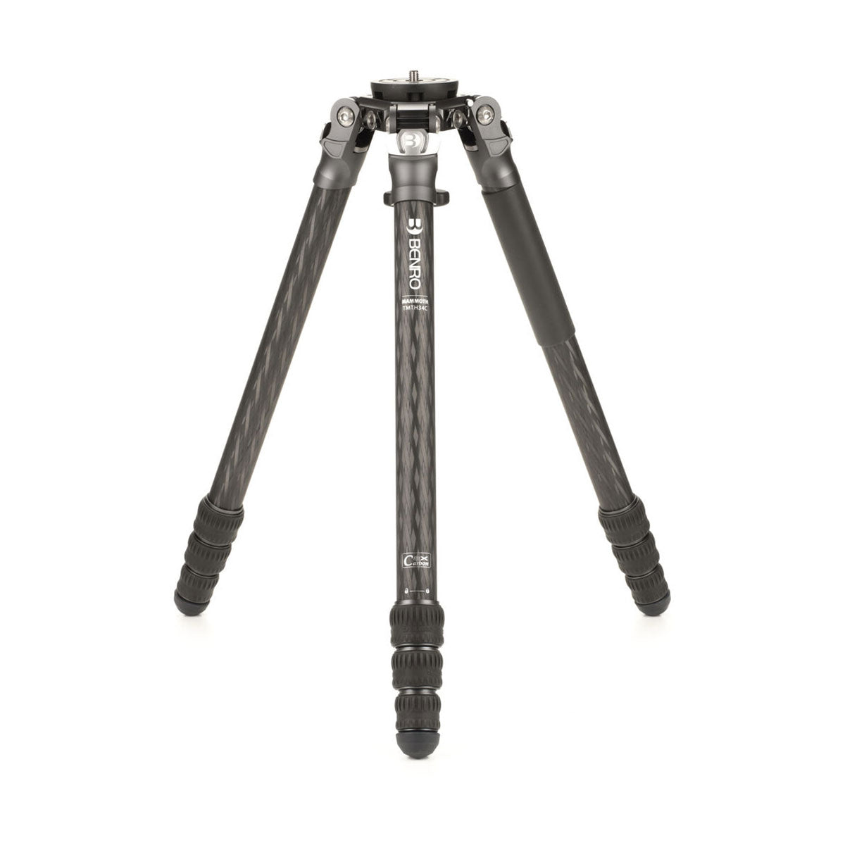 Benro Mammoth 4-Section Carbon Fiber Tripod (34C) - Professional Camera Tripod for Photography & Videography - Perfect for Travel, Outdoor Shoots & Studio Work