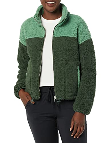 Dark Green Sage Green Shearling