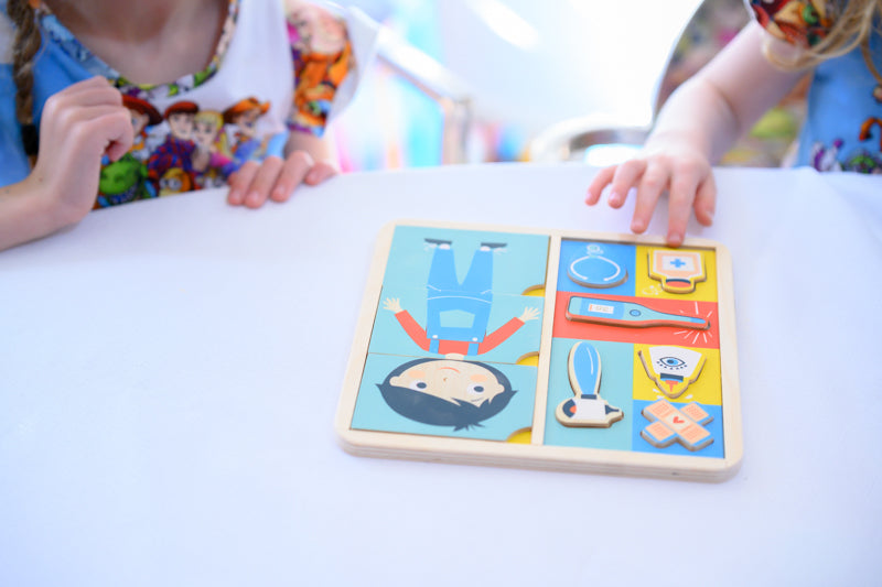 Tender Leaf Toys Ouch Wooden Puzzle - Educational Animal-Shaped Wooden Toy for Kids, Perfect for Early Learning & Sensory Play - Great for Home, Classroom & Montessori Activities