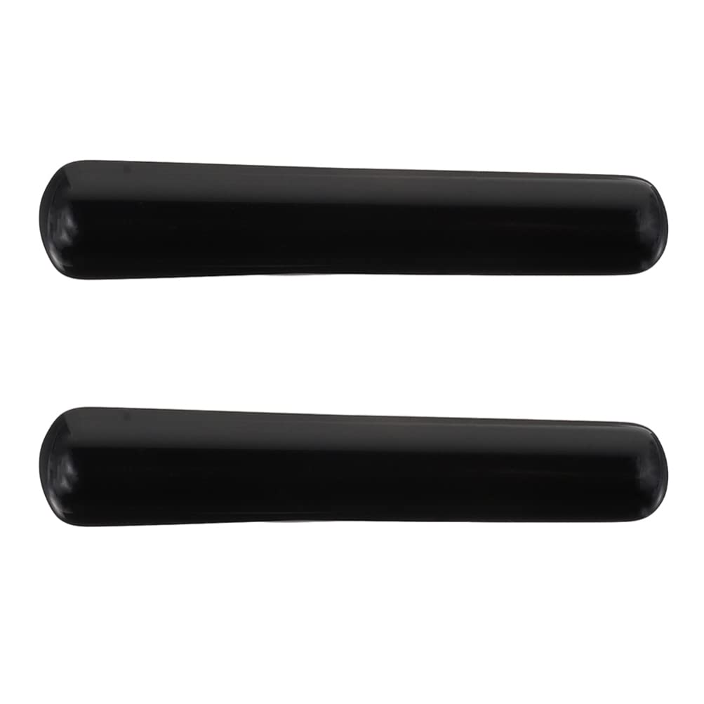 DOITOOL 2-Piece Obsidian Wand Set - Natural Black Obsidian Crystal Healing Stones for Gua Sha, Massage Therapy & Postpartum Recovery - Relaxation & Wellness Tools for Spa, Home & Holistic Healing