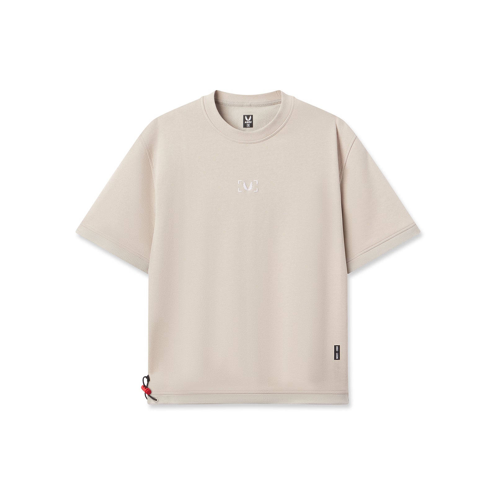 Herringbone Terry Oversized Cinch Tee for Women - Soft Casual Long Sleeve Shirt with Waist Tie | Perfect for Loungewear, Coffee Dates & Fall Layering