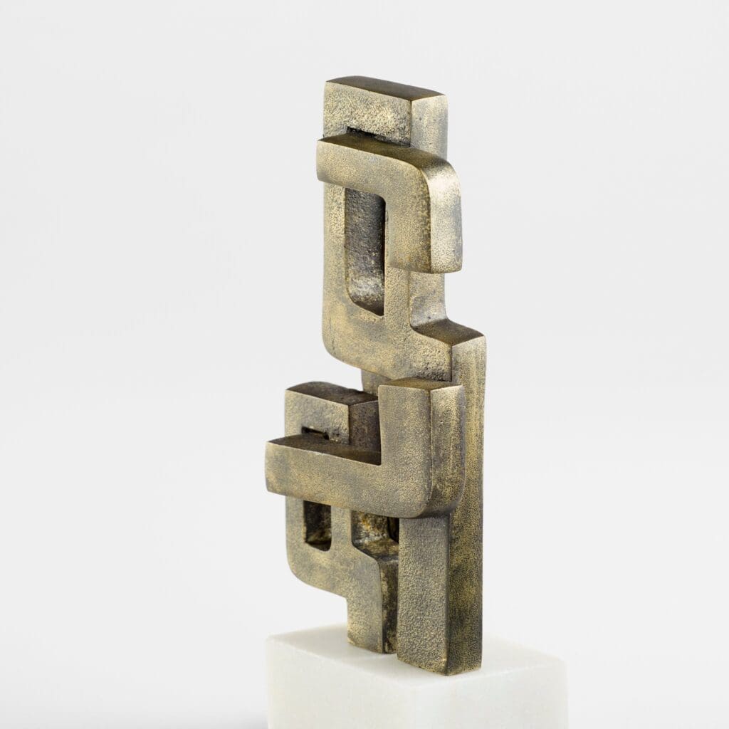Cyan Design 11504 Segovia Sculpture - White Bronze Black and White Figurine | Home Decor, Office Decor, Gift Idea
