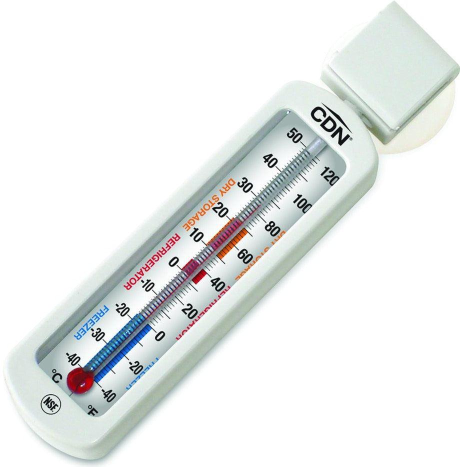 Econo Cooler Freezer Thermometer -20°F to 80°F (-29°C to 27°C) - Digital Fridge Freezer Temperature Monitor for Food Storage, Home Kitchen, Restaurant, and Commercial Use