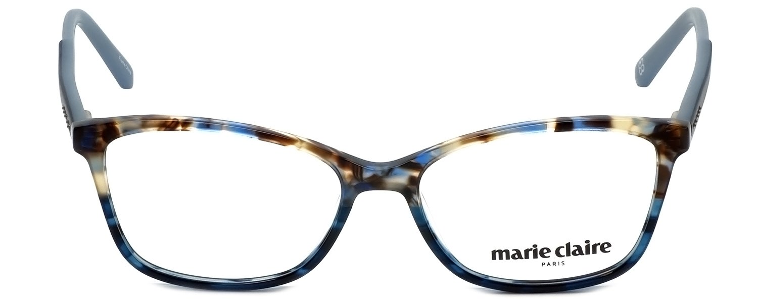 Premium Designer Reading Glasses MC6209 - Blue Amber Frame 52mm +1.75 Strength for Women & Men - Perfect for Reading, Office Work & Computer Use