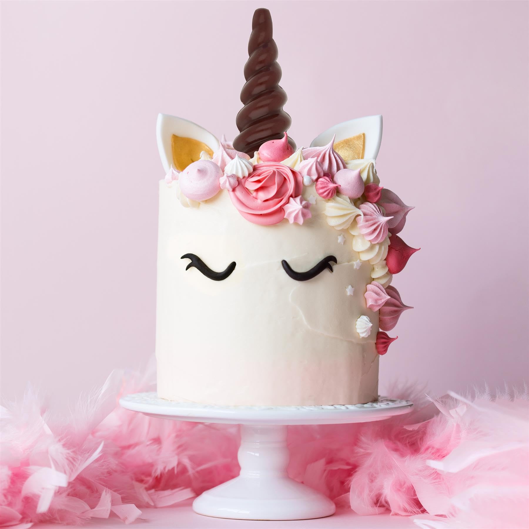 CybrTrayd Clear Unicorn Horn Chocolate Candy Mold for Baking & Party Decorations - Perfect for Birthday Cakes, Cupcake Toppers, and DIY Candy Making