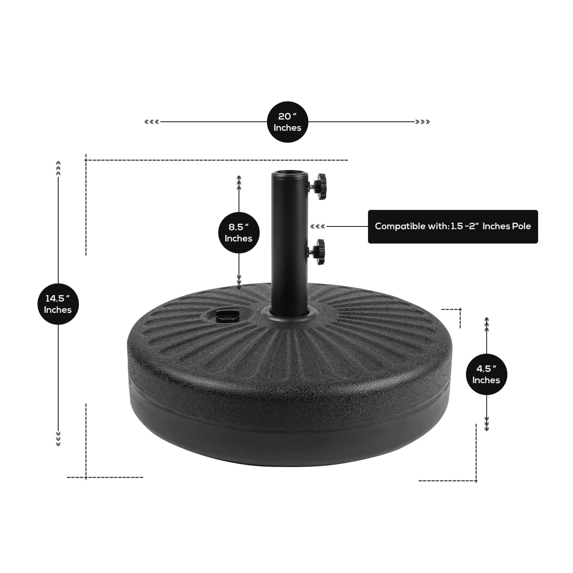 WestinTrends Cyrus 9 Ft Outdoor Patio Umbrella - Waterproof Sun Shade with Crank Lift for Deck, Poolside, Backyard, and Garden - Perfect for Outdoor Dining and Relaxation
