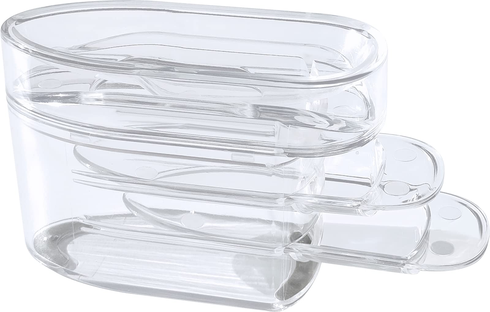 Professional Nail Dip Powder Recycling System & French Dip Nail Tray - Transparent Dip Nail Accessories Kit for Salon & Home Manicures | Perfect for DIY Nail Art & Professional Nail Technicians