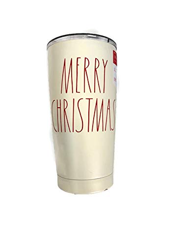 Rae Dunn Christmas Travel Mug - Insulated Coffee Tumbler for Hot & Cold Beverages - Perfect for Holiday Gifts, Commuting & Travel