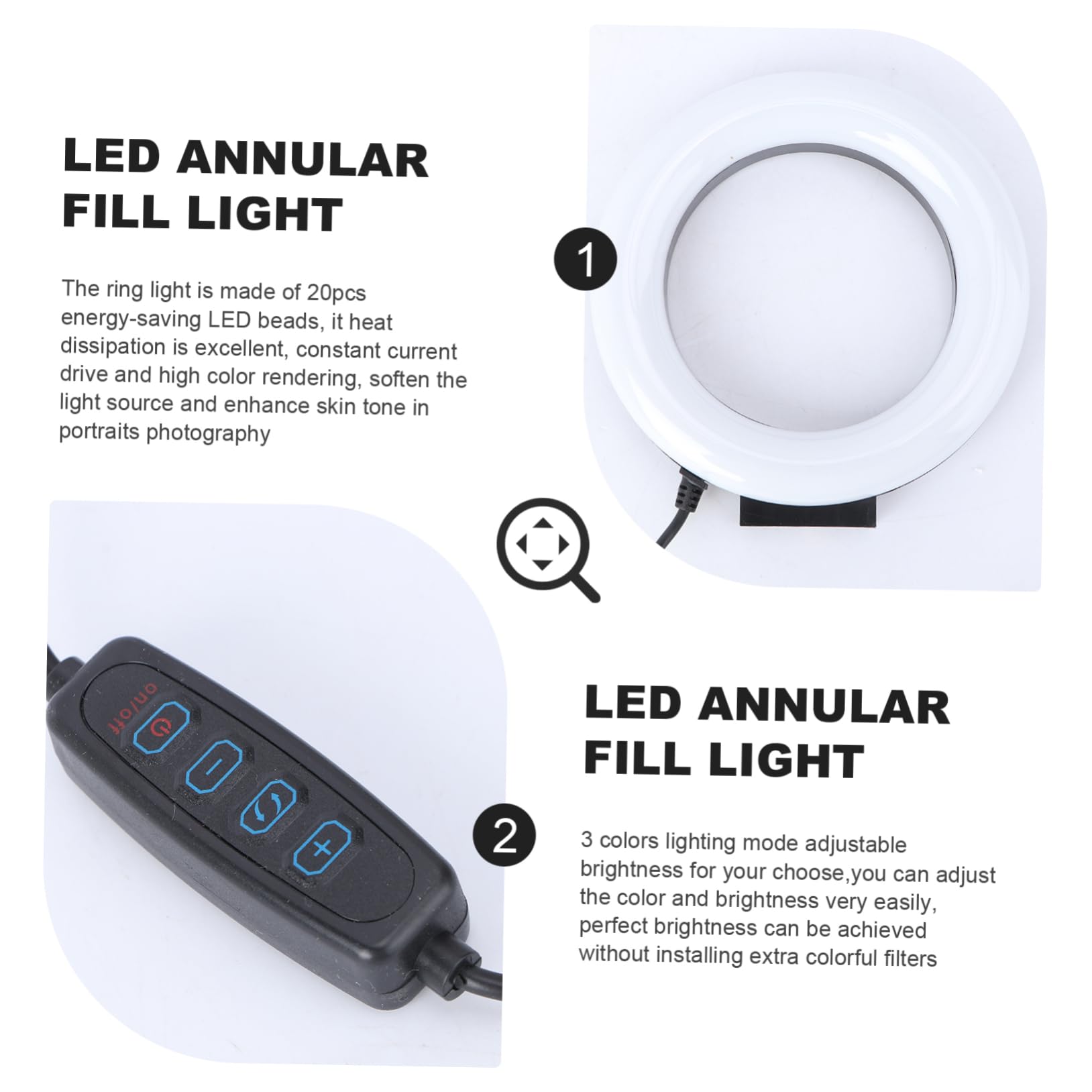 OSALADI 3-in-1 Photography Lighting Kit - 18