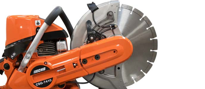ECHO CSG 7410 73.5cc Gas-Powered Cut Off Saw - Professional Concrete & Metal Cutting Tool for Construction & Demolition Projects