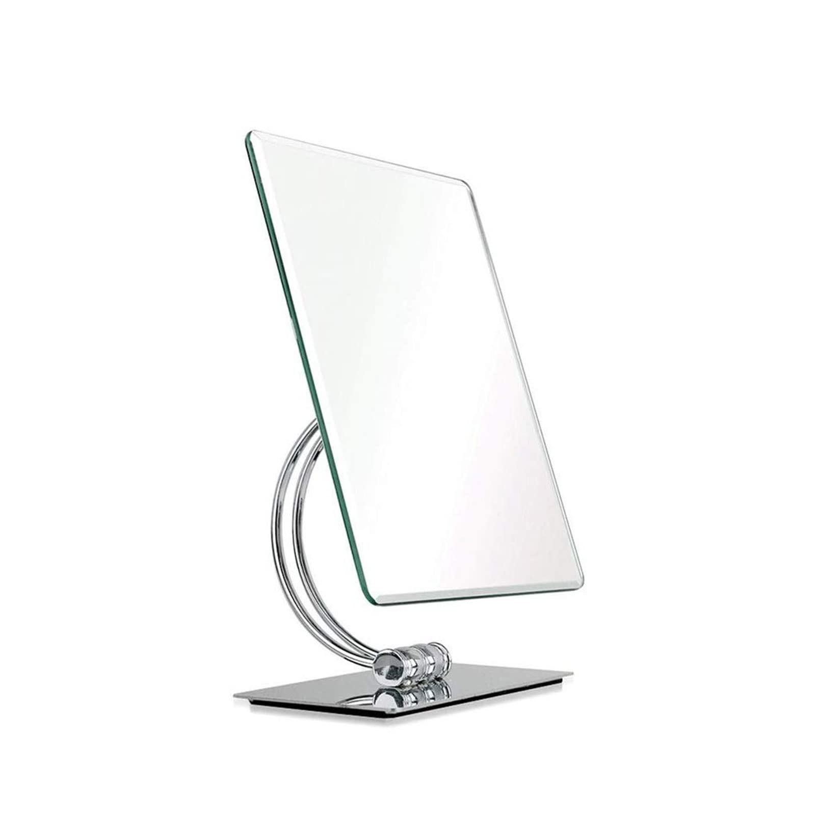 Portable Folding Vanity Mirror with Stand - 360° Adjustable Tabletop Makeup Mirror for Travel, Bathroom & Desk - Perfect for Cosmetics, Personal Beauty & Grooming (Ideal for Home, Salon & On-the-Go Use)