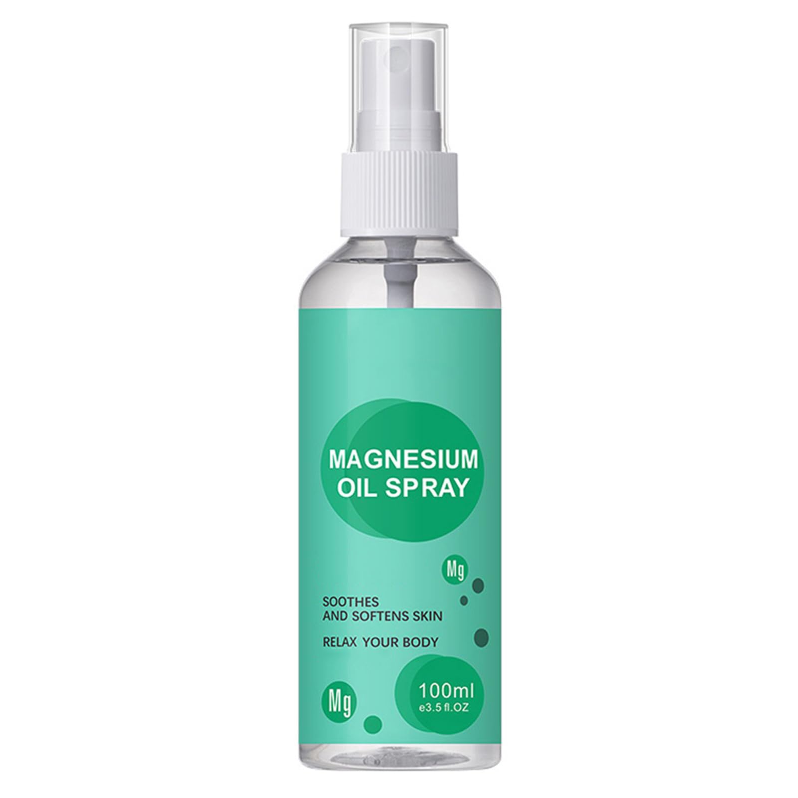Pure Magnesium Oil Spray for Feet, Back & Knee Pain Relief - Natural Topical Magnesium Oil for Muscle Relaxation & Body Massage | Perfect for Post-Workout Recovery & Stress Relief