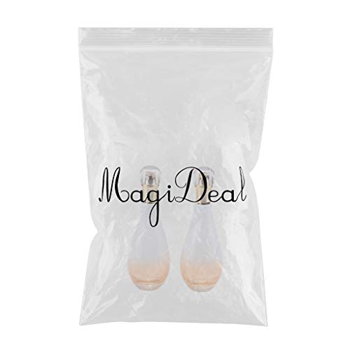 Premium 2x Glass Perfume Refillable Travel Bottles with Atomizer Pump Sprayer - 100ml Leak-Proof Portable Perfume Containers for Women & Men, Ideal for Gym, Travel, Office & Everyday Use