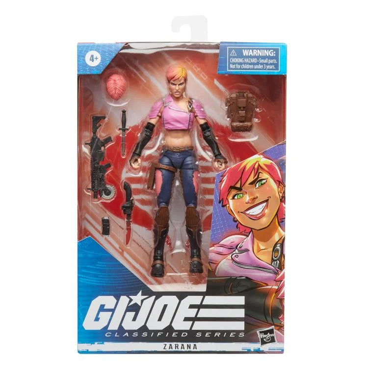 G.I. Joe: Classified Series Zarana Action Figure - 6-Inch Collectible Military Toy for Display & Play - Perfect for Fans, Collectors & Kids Battles