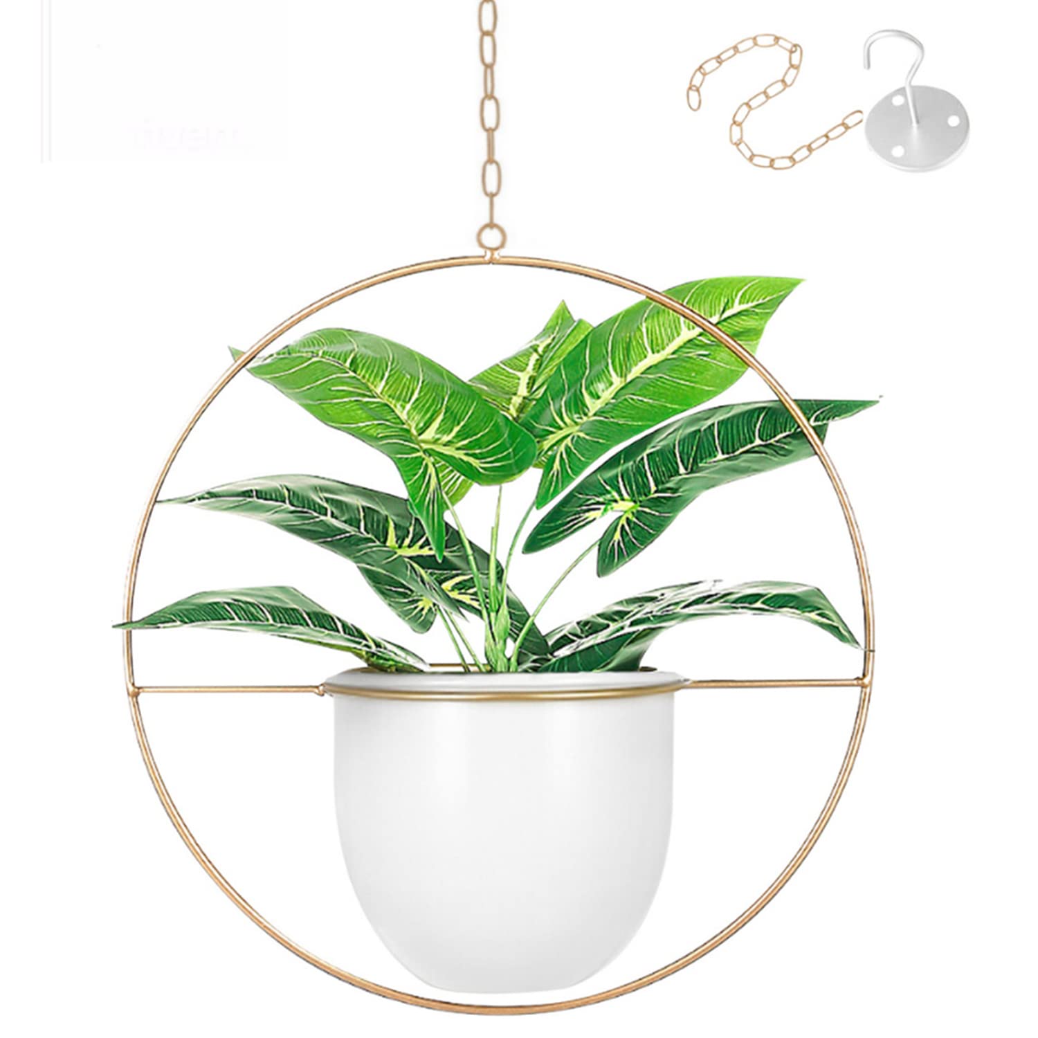 Boho Metal Hanging Planters with 6
