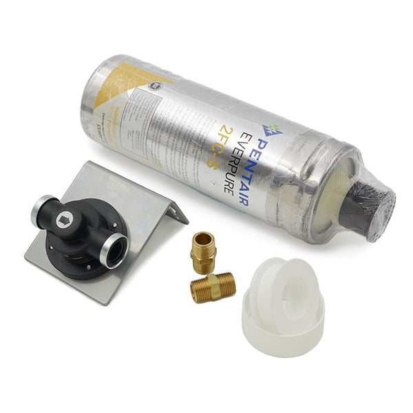 Everpure 2FC-S Replacement Water Filter Cartridge Upgrade Kit - High Capacity Carbon Filtration for Refrigerators & Ice Makers - Perfect for Home, Office, and Commercial Use