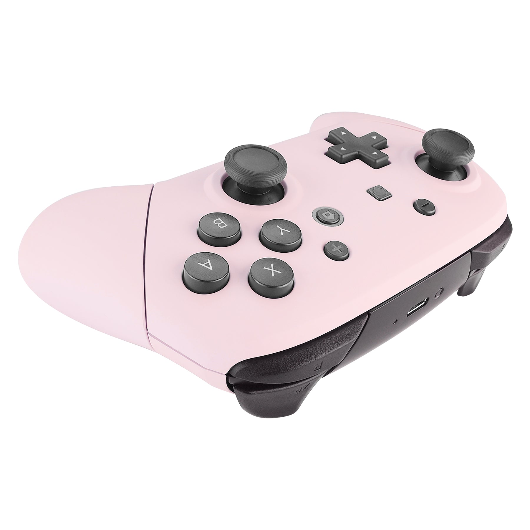 eXtremeRate Cherry Blossoms Pink Faceplate & Backplate Replacement for Nintendo Switch Pro Controller - DIY Custom Shell Kit (Controller Not Included) | Perfect for Gaming Enthusiasts & Custom Mods