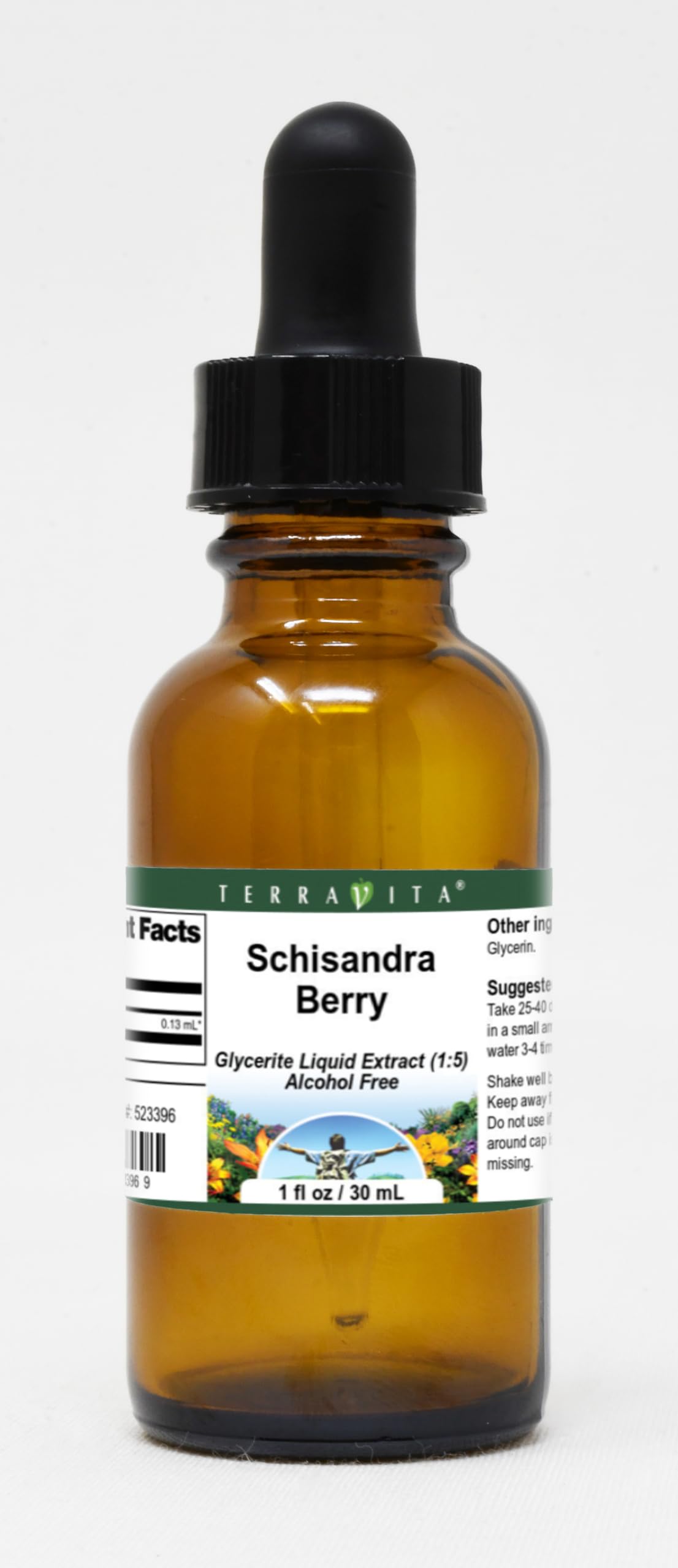 Organic Schisandra Berry Glycerite Liquid Extract (1:5) - Alcohol-Free Herbal Supplement - 1 oz Bottle - Natural Energy & Stress Support - Perfect for Teas, Smoothies & Wellness Routines