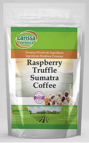 Premium Sumatra Coffee Beans with Raspberry Truffle Flavor - Gourmet Whole Bean Coffee, 8 oz - Perfect for Morning Brews & Afternoon Indulgences