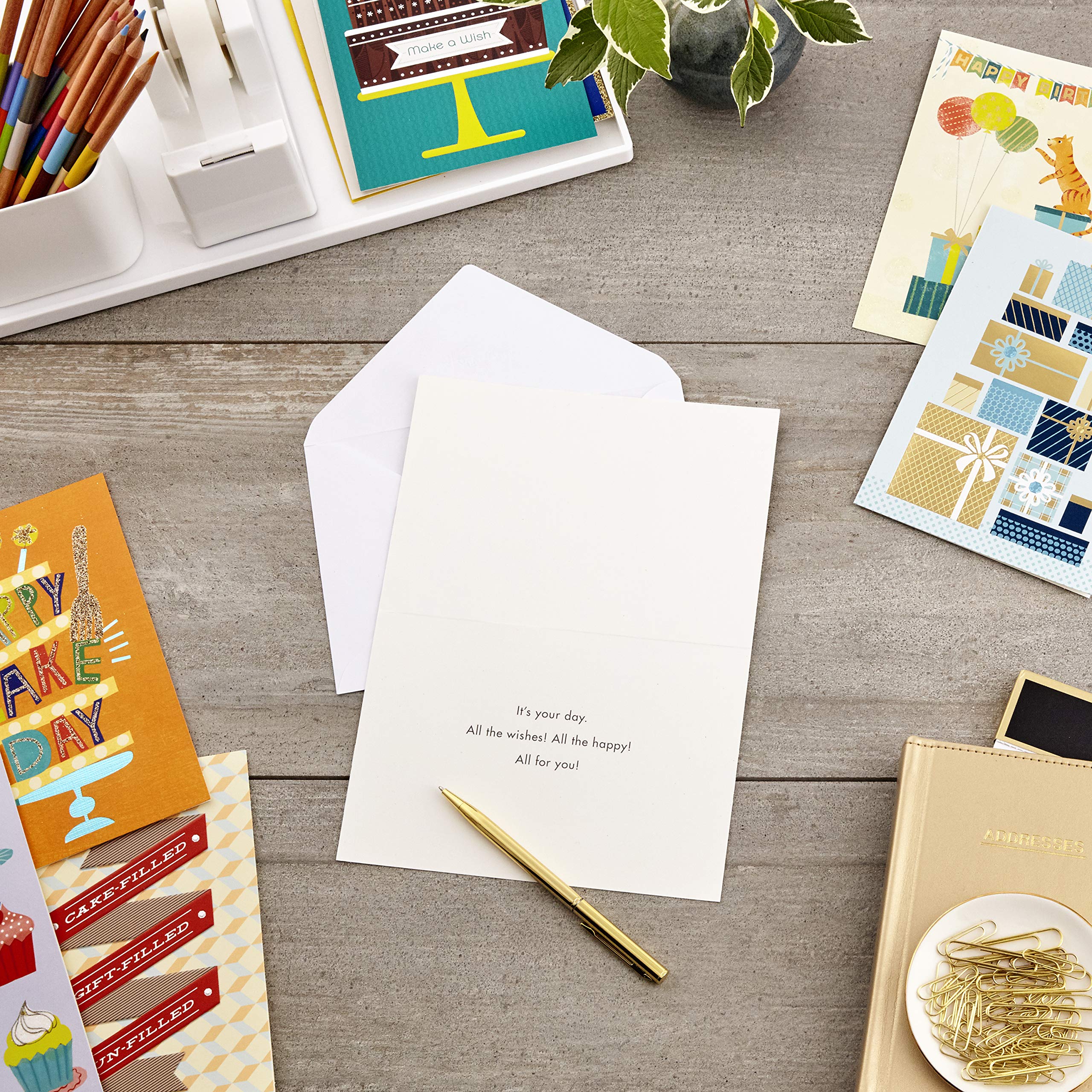 Hallmark Assorted Birthday Cards - 12 Handmade Greeting Cards with Envelopes for Happy Birthday Wishes | Perfect for Birthdays, Anniversaries & Special Occasions