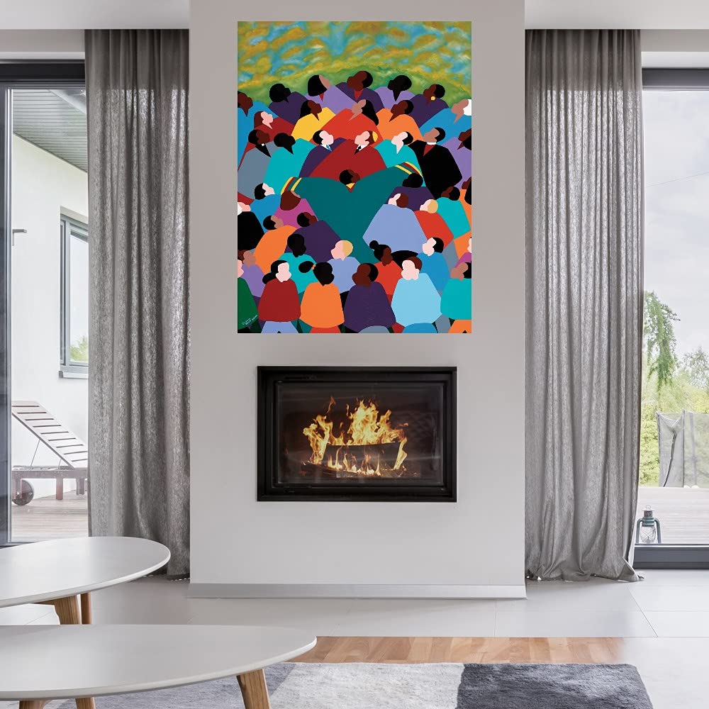 Synthia Saint James The Dream Canvas Wall Art - 32x43 Inch Ready to Hang Fine Art Print for Living Room, Bedroom, Office & More - Modern Home Decor for Walls - Perfect for Gifts & Interior Design