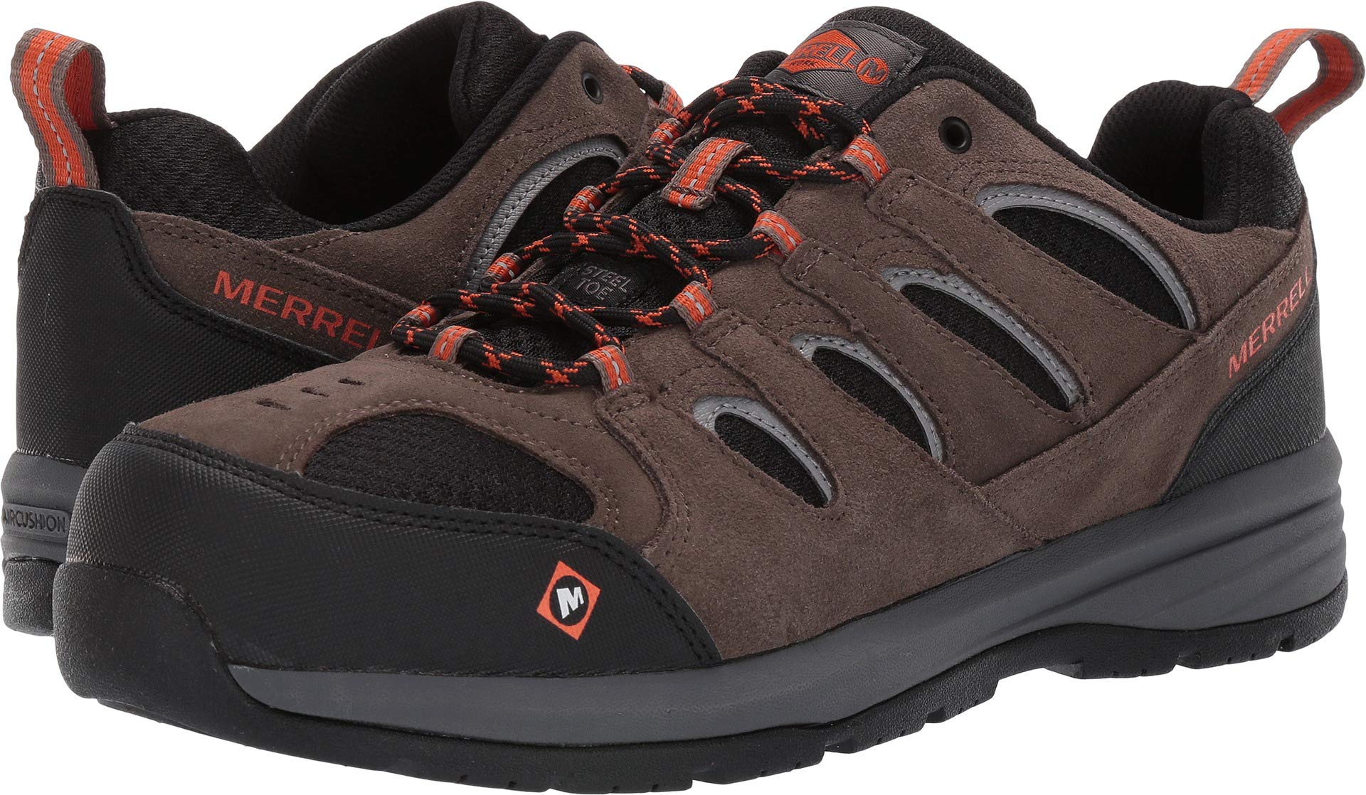 Merrell Men's Work Windoc Low Steel Toe Work Boots - Lightweight & Durable Safety Shoes for Construction, Hiking & Outdoor Work
