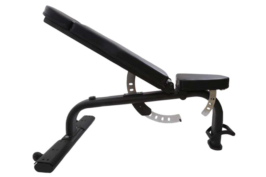 Warrior Commercial Ab Crunch Decline Bench for Home Gym - Adjustable Workout Bench for Core & Abs Training - Perfect for Strength Training & Fitness Enthusiasts