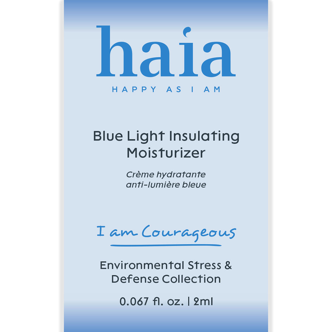 Haia I Am Courageous Blue Light Blocking Moisturizer - Hydrating & Protective Skincare for Screen Time & Digital Eye Strain Relief
