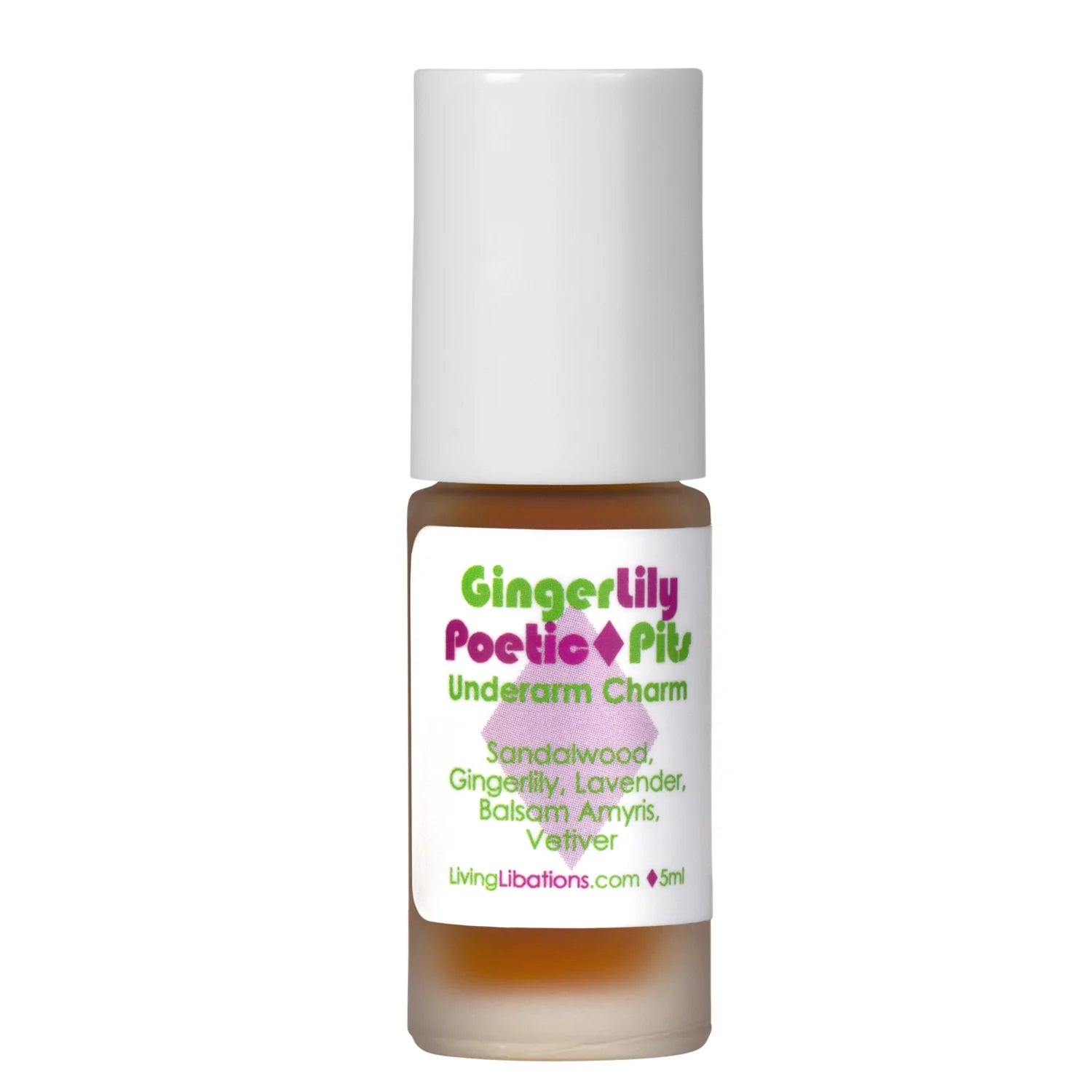 GingerLily Poetic Pits Natural Deodorant for Women & Men - Organic & Aluminum-Free Underarm Care for Sensitive Skin - Perfect for Gym, Work & Daily Freshness
