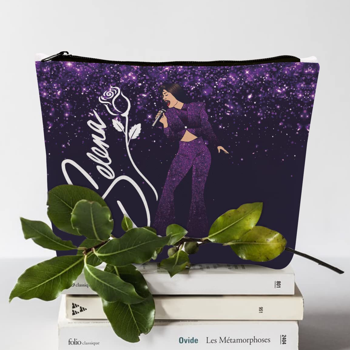 Stylish Singer-Themed Makeup & Toiletry Bag - Perfect Music Lover Gift with Lyrics Print for Women, BFF, Sister - Great for Graduation, Birthday & Christmas - Ideal for Travel, Concerts & Daily Use