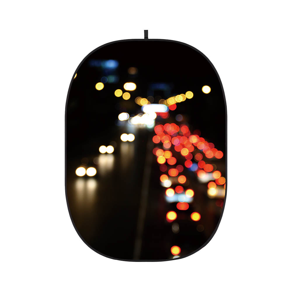 CBA TB0004 Bokeh Textured 2x1.5m Collapsible Backdrop for Photography - Perfect for Portrait, Product Shoots & YouTube Videos