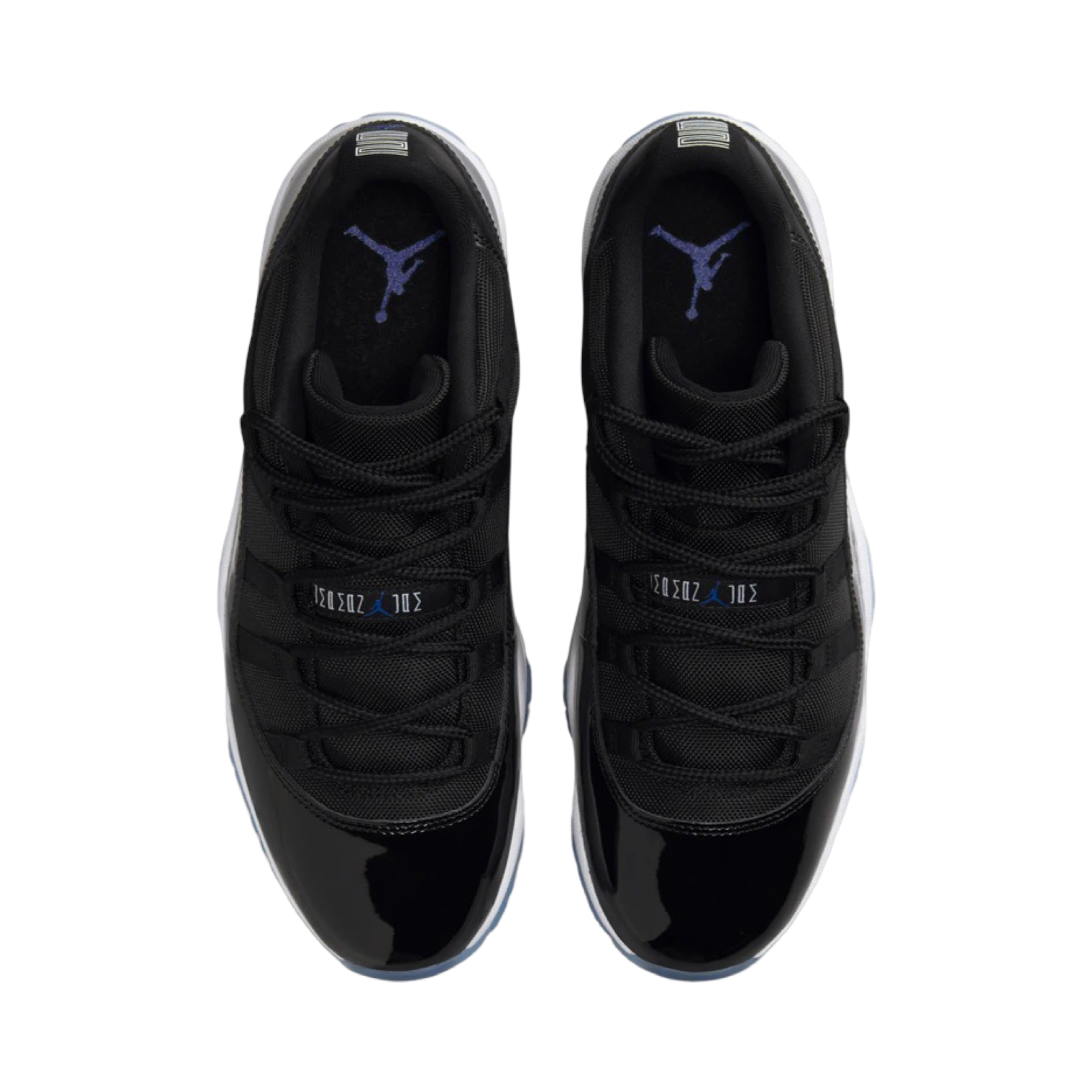 Air Jordan 11 Low Space Jam Sneakers - Black White Concord Basketball Shoes for Men - Perfect for Casual Wear, Street Style & Court Performance
