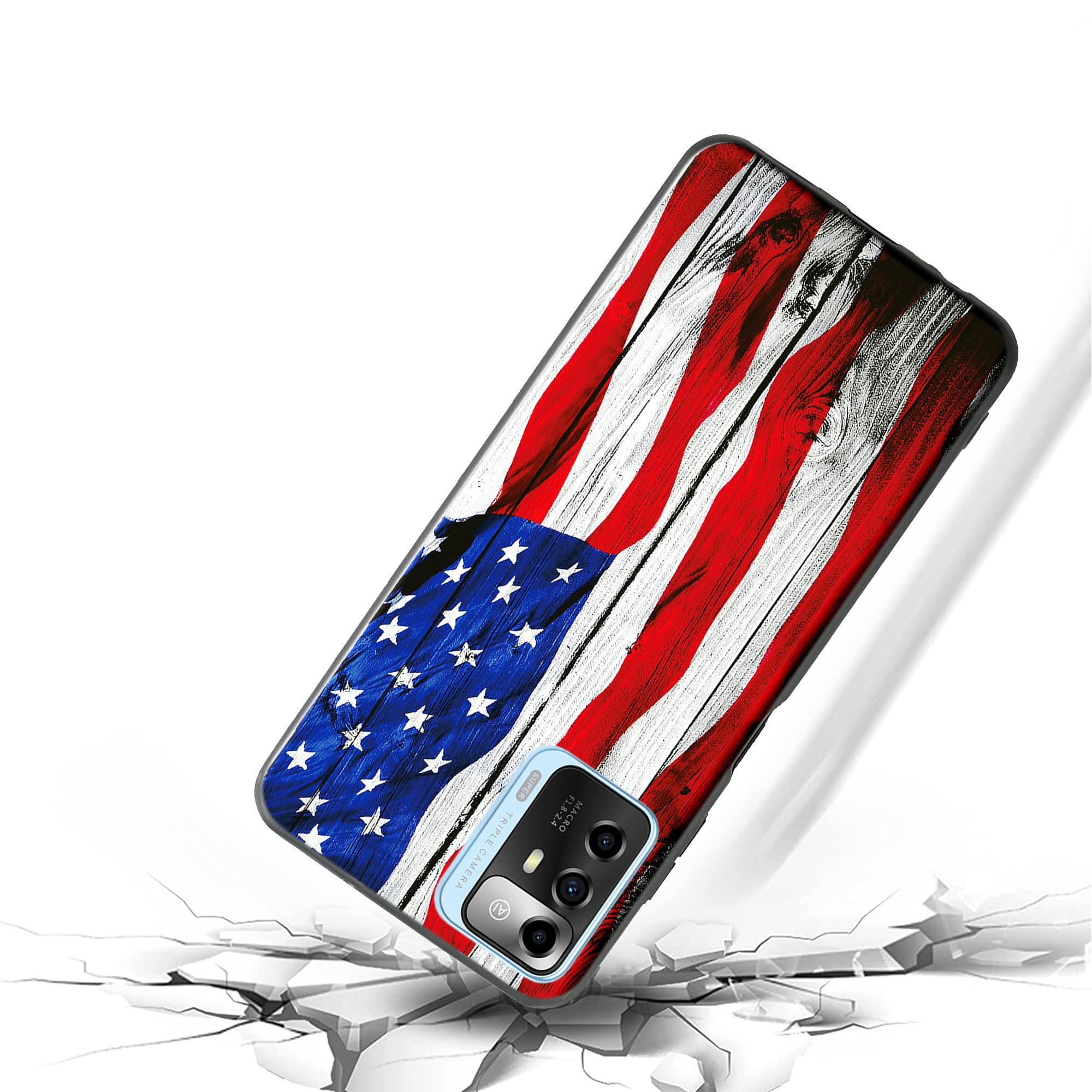 Premium Shockproof TPU Phone Case with Screen Protector for ZTE Blade A72 & V40 Vita - Slim Protective Cover for Everyday Use, Work & Travel