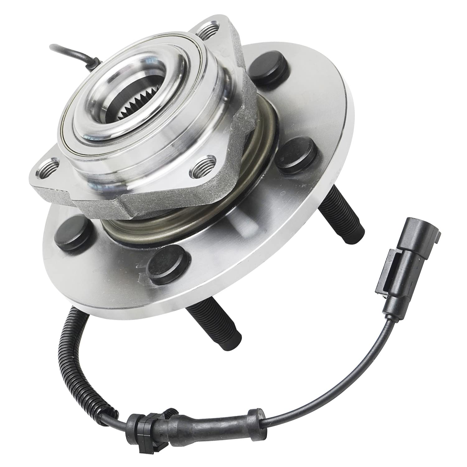 Detroit Axle - 2 Front Wheel Bearing Hubs Assembly Set Replacement Pair for 2009-2011 Dodge Ram 1500 & 2010 Models - Perfect for Off-Roading, Towing, and Daily Driving