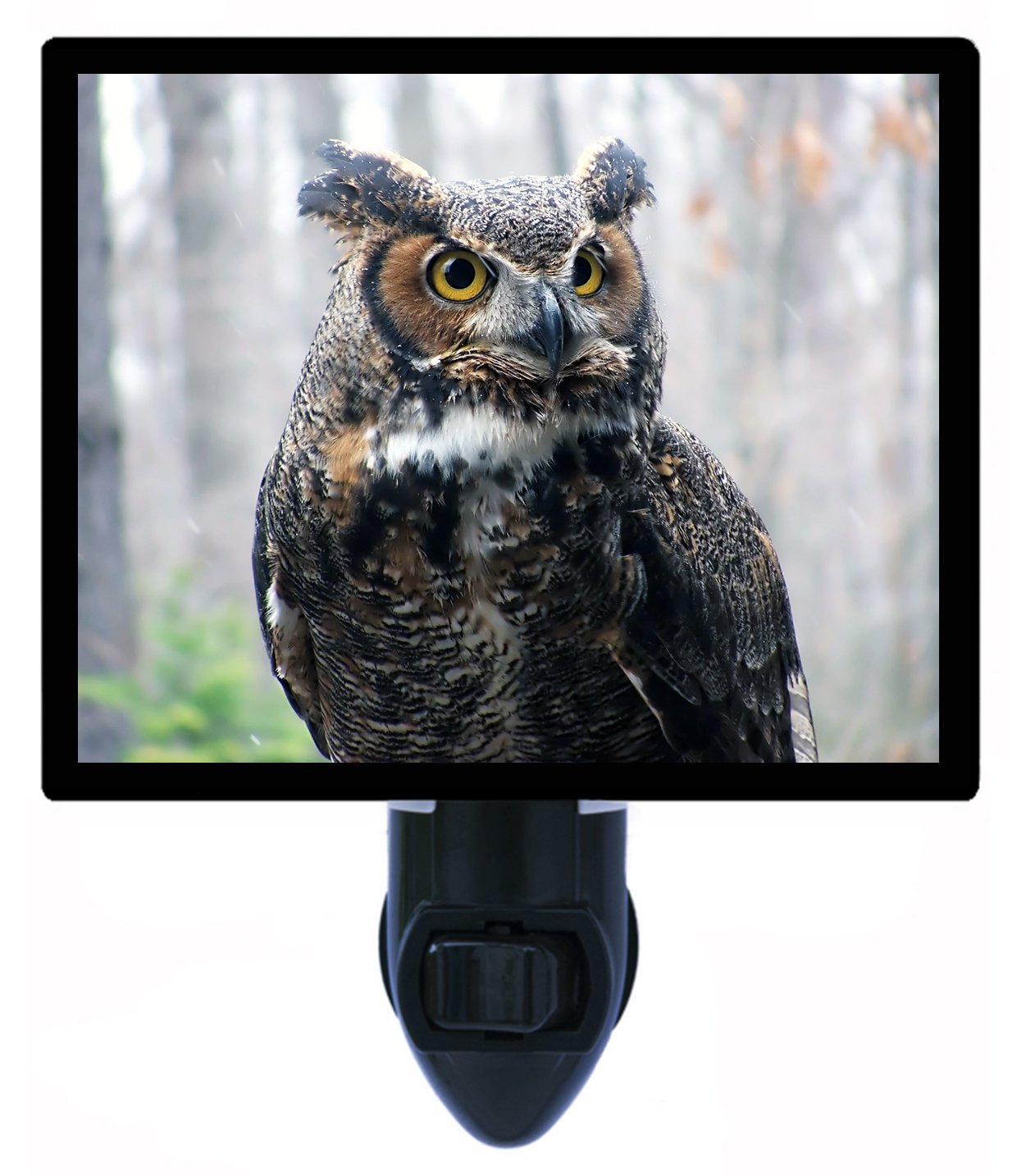 Owl Night Light - LED Wildlife Bird Night Lamp for Kids & Nursery - Perfect for Bedrooms, Baby Rooms & Relaxing Nighttime Ambiance