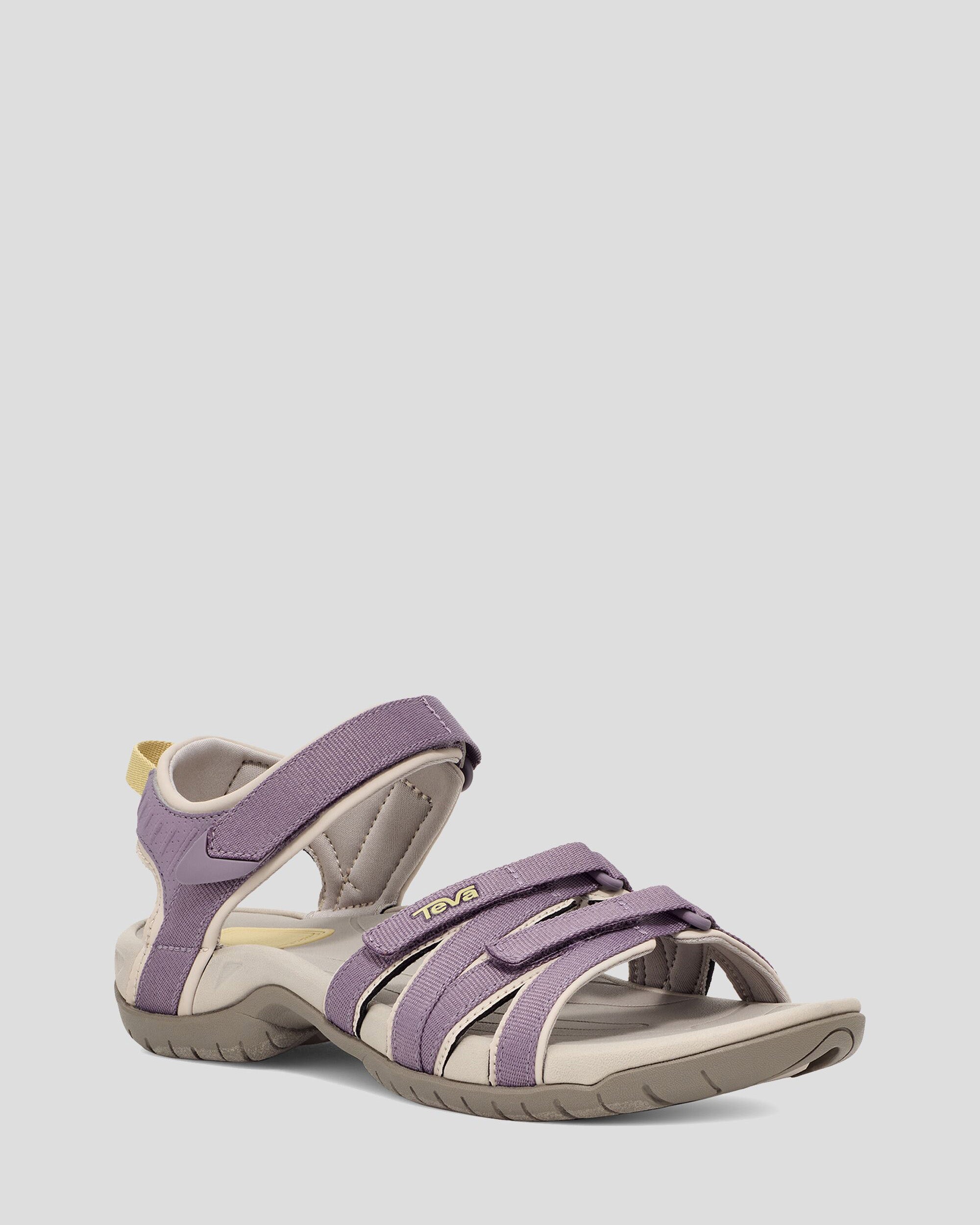 Women's Teva Tirra Sandals - Grey Ridge Hiking Sandals for Outdoor Adventures, Water Sports & Summer Travel