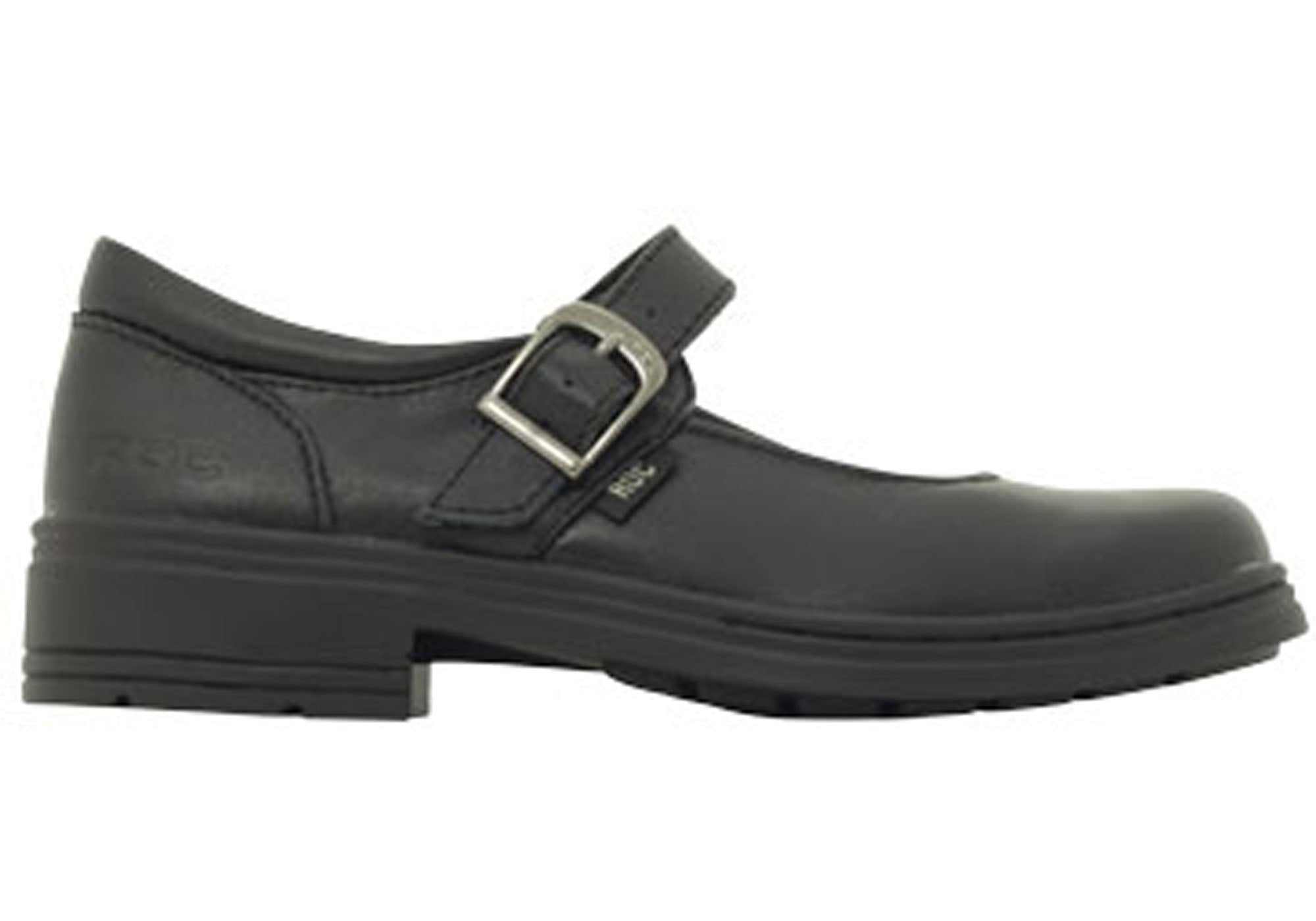 ROC Lara Junior Girls' Black School Shoes - Comfortable & Stylish for School, Uniforms, and Everyday Wear
