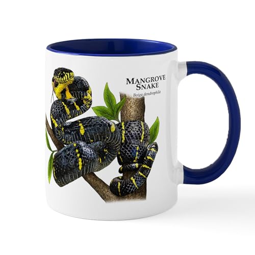 White/Navy Inside - Mangrove Snake Mug