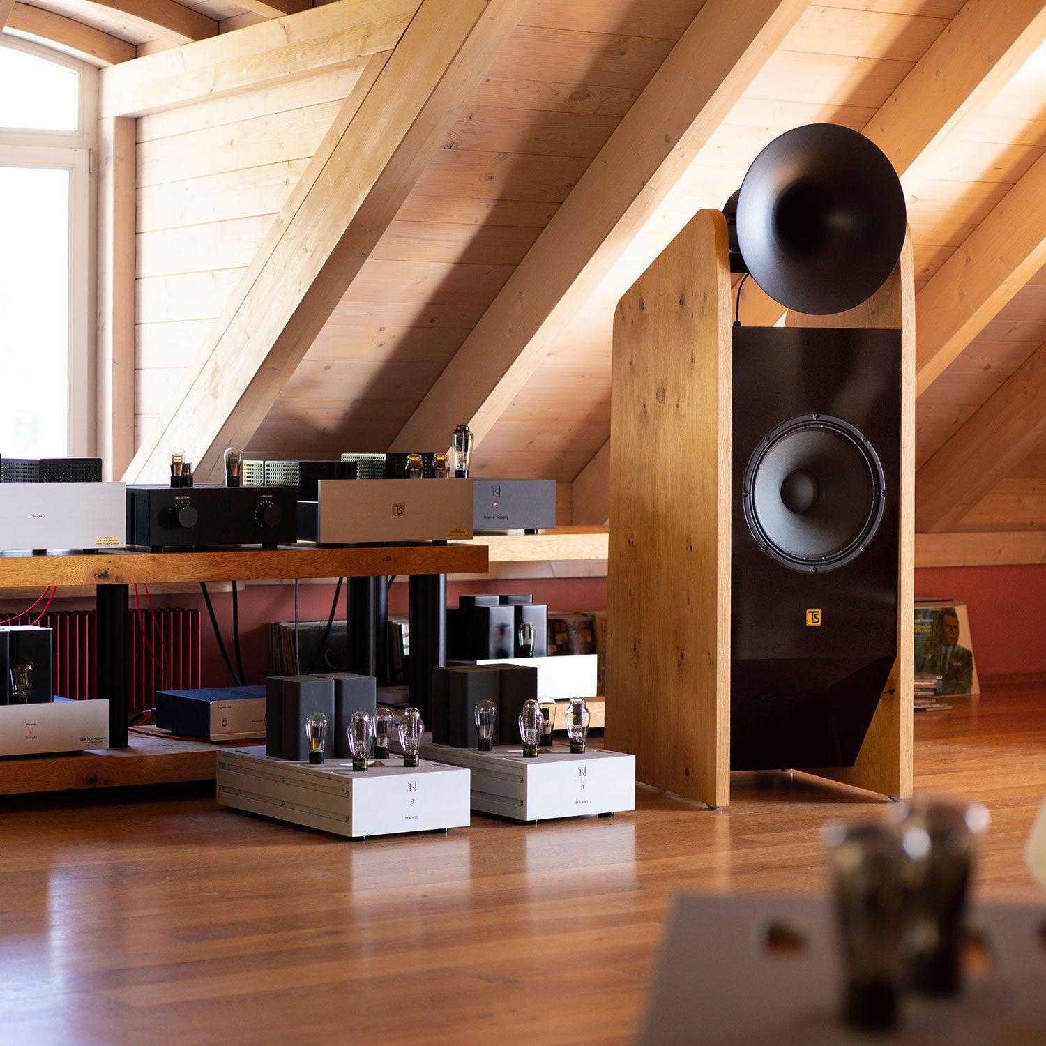 Tobian Sound System 15 Signature Horn Speaker - High-Fidelity Audio for Home Theater, Studio & Outdoor Events | Premium Sound Quality for Music Lovers & Audiophiles