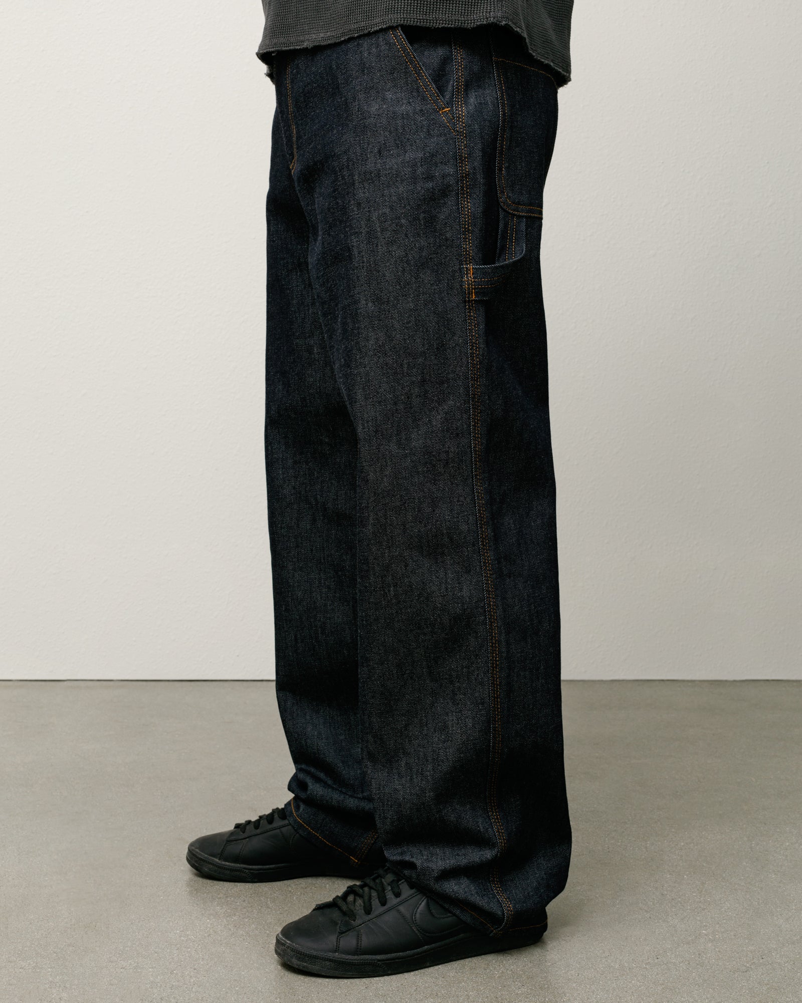 Premium Carpenter Pants Raw Denim Workwear - Durable & Comfortable for Construction, Woodworking & Outdoor Activities