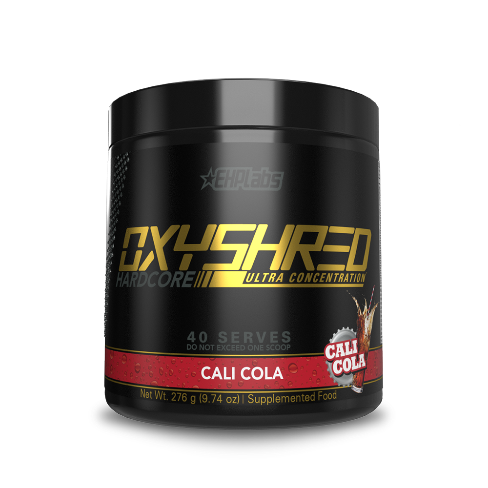 EHP Labs OxyShred Hardcore Fat Burner & Energy Booster - 40 Servings (275g) - Weight Loss Supplement for Men & Women - Pre-Workout & Fitness Support