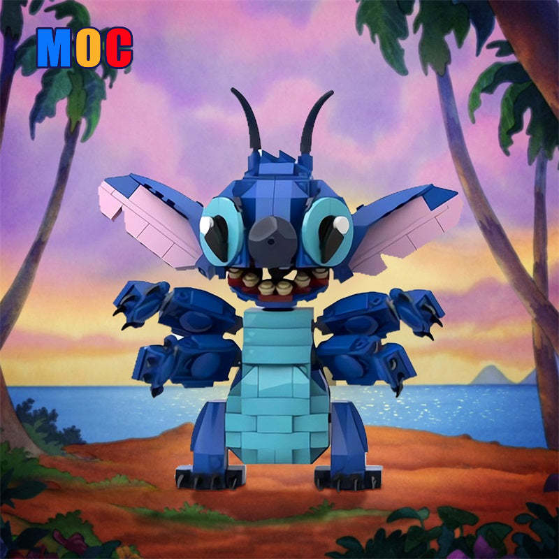 470PCS MOC 146427 Stitch Building Blocks Set - Gobricks Version | Creative DIY Model Kit for Kids & Adults | Perfect for Home Decoration, Gift Giving & Disney Fans Collection