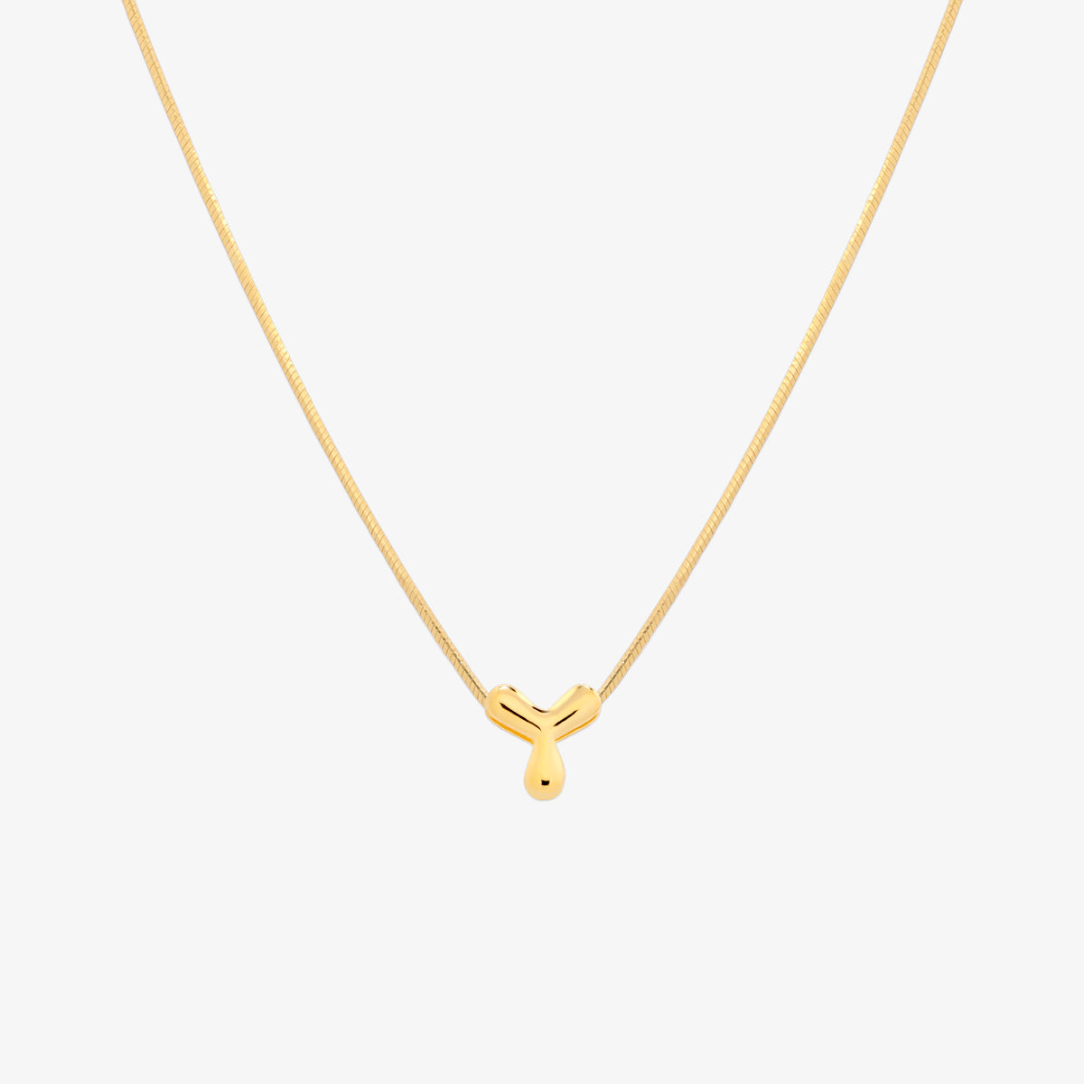 Bubble Initial Pendant Necklace - 50cm Gold/Silver Personalized Name Necklace for Women - Perfect Gift for Birthday, Anniversary & Valentine's Day